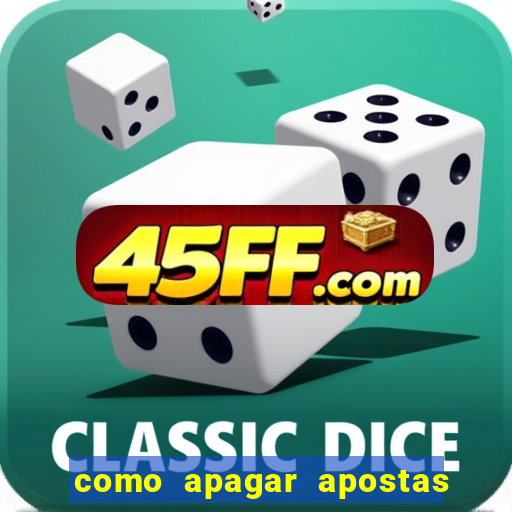 como apagar apostas no app da caixa